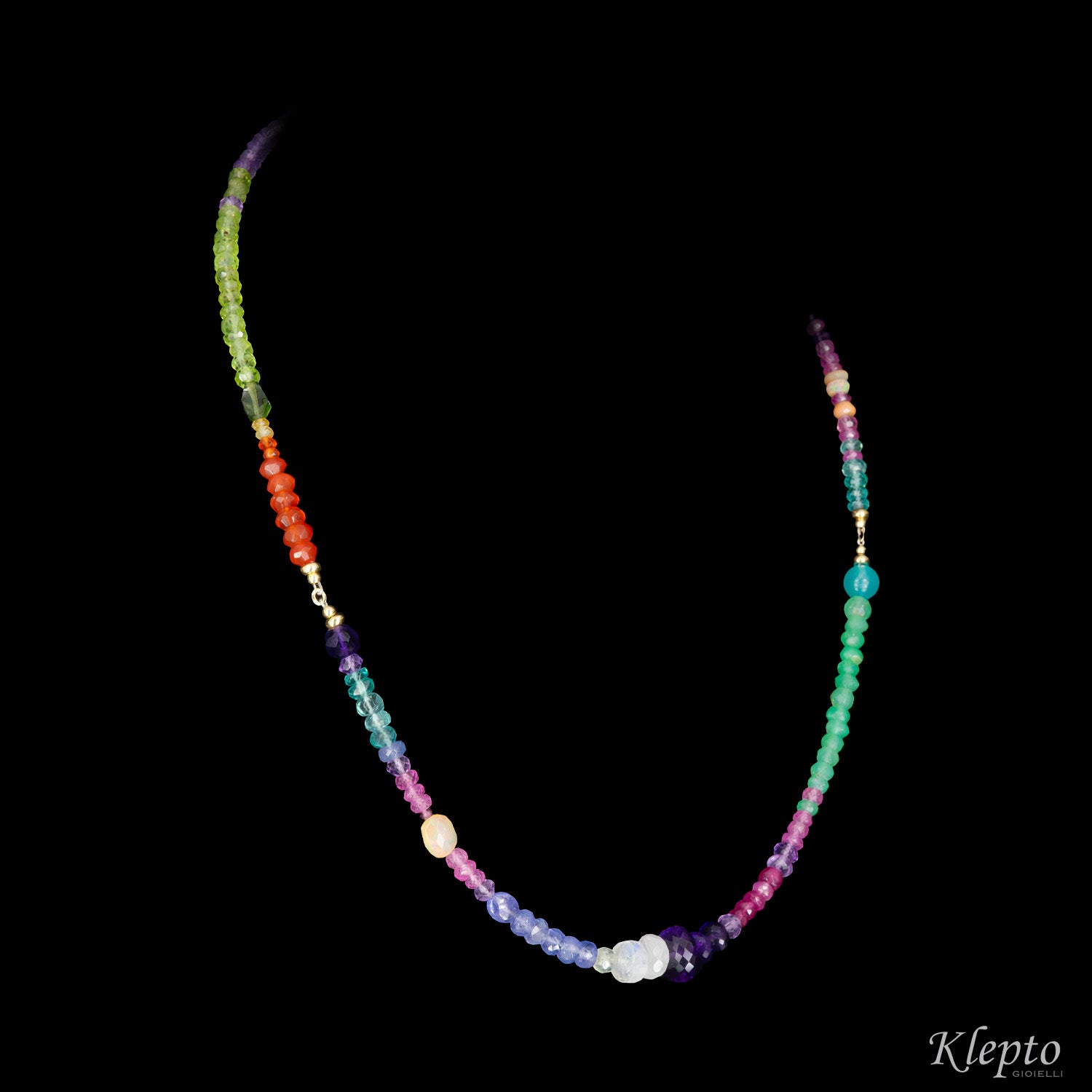 Collana Rainbow corta