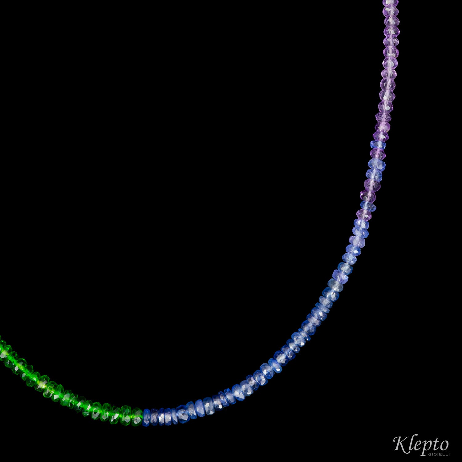 Collana Rainbow corta