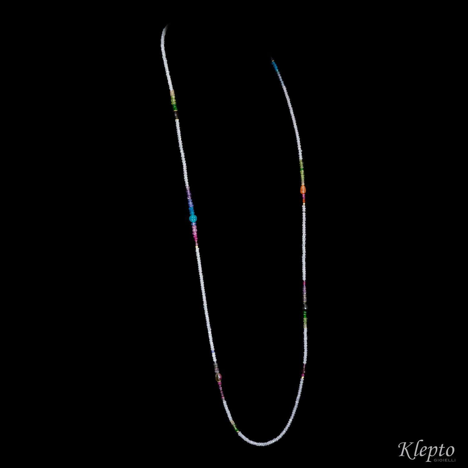 Collana Rainbow lunga