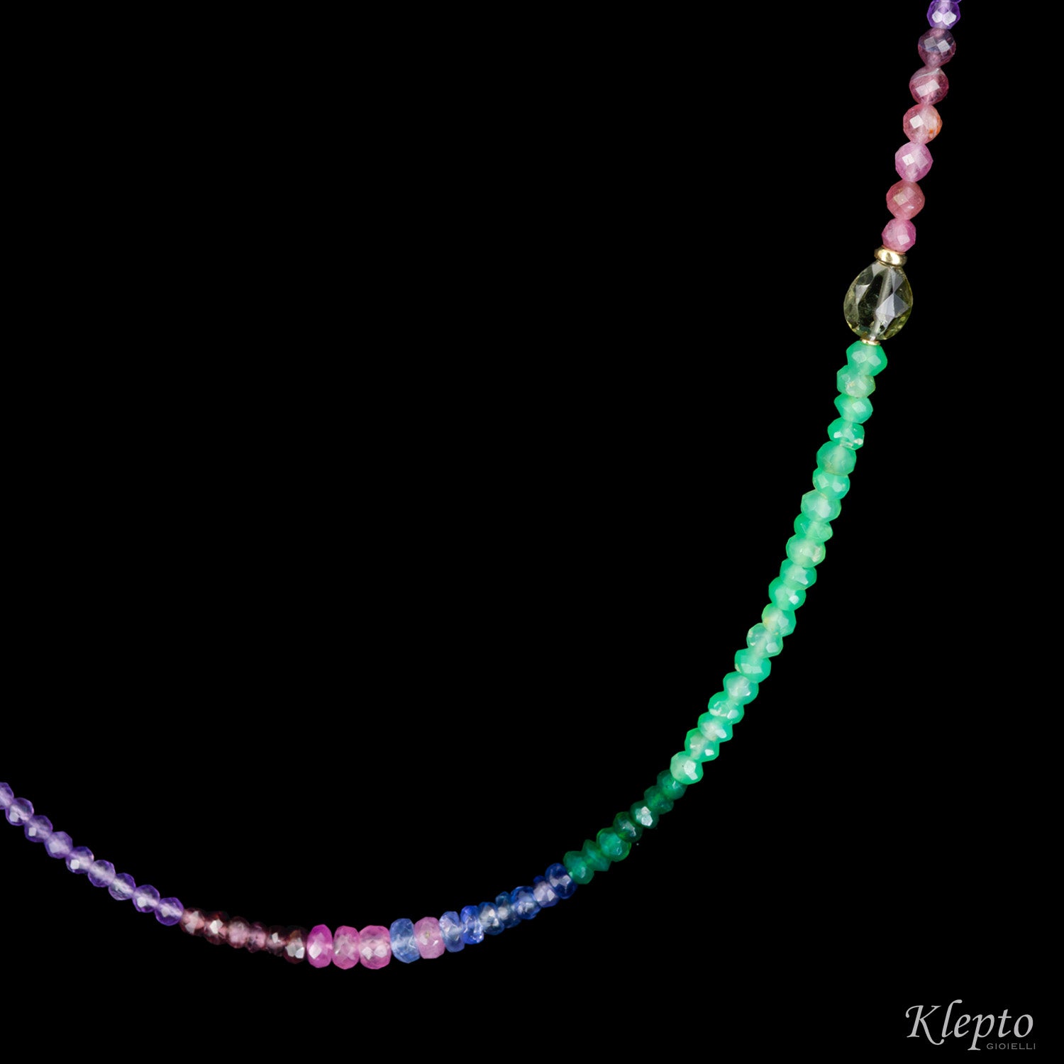 Collana Rainbow lunga